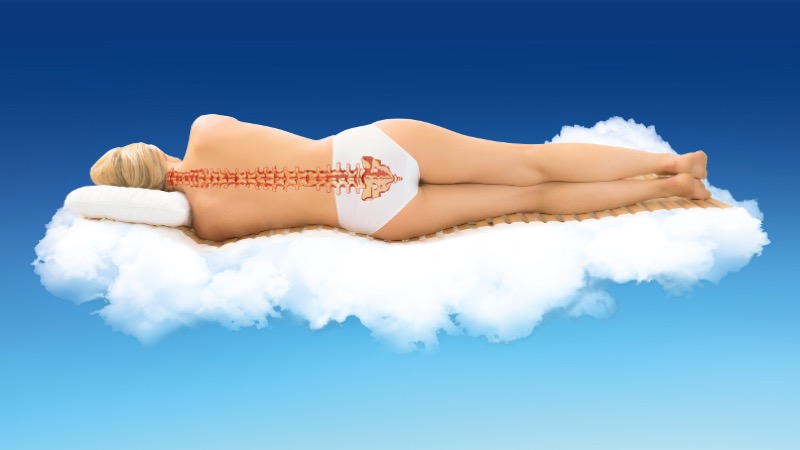 Ideale orthopädische Matratze dank ergonomischer Körperlagerung